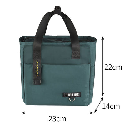 Keyinse The new large Polyester school office travel uses lunch box cooler to insulated thermal lunch bags