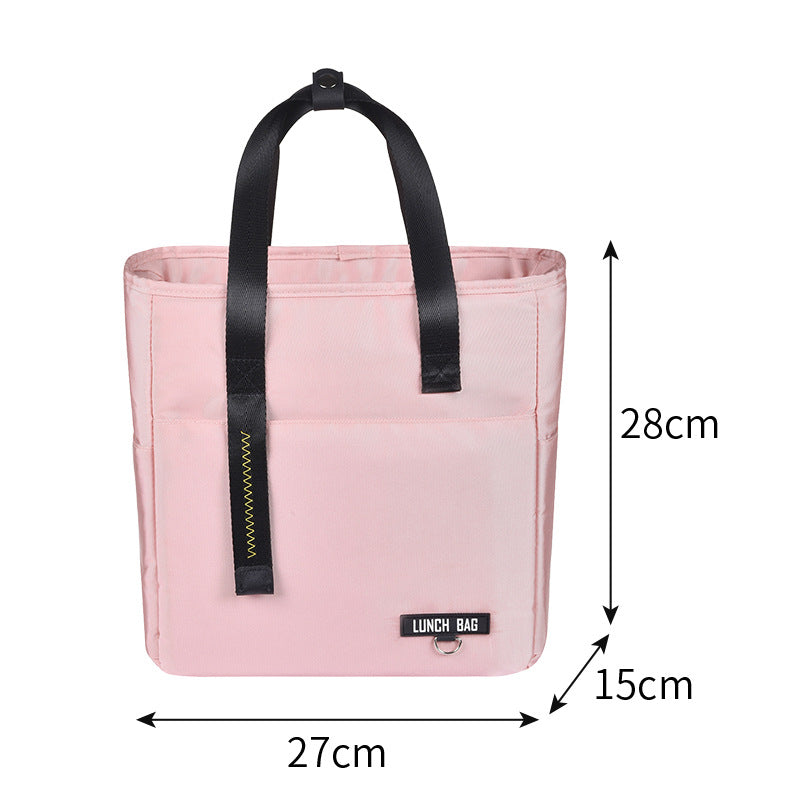 Keyinse The new large Polyester school office travel uses lunch box cooler to insulated thermal lunch bags