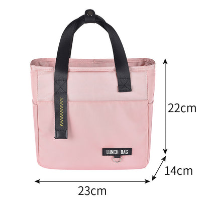 Keyinse The new large Polyester school office travel uses lunch box cooler to insulated thermal lunch bags