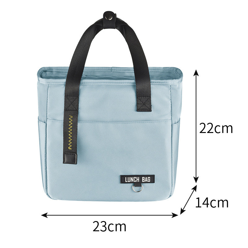 Keyinse The new large Polyester school office travel uses lunch box cooler to insulated thermal lunch bags