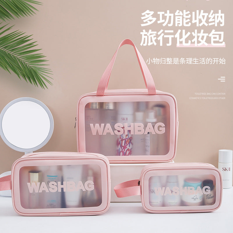 Keyinse Custom Pvc Clear Cosmetics Bags Private Label Makeup Bag Travel Bags