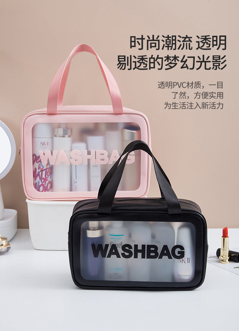 Keyinse Custom Pvc Clear Cosmetics Bags Private Label Makeup Bag Travel Bags