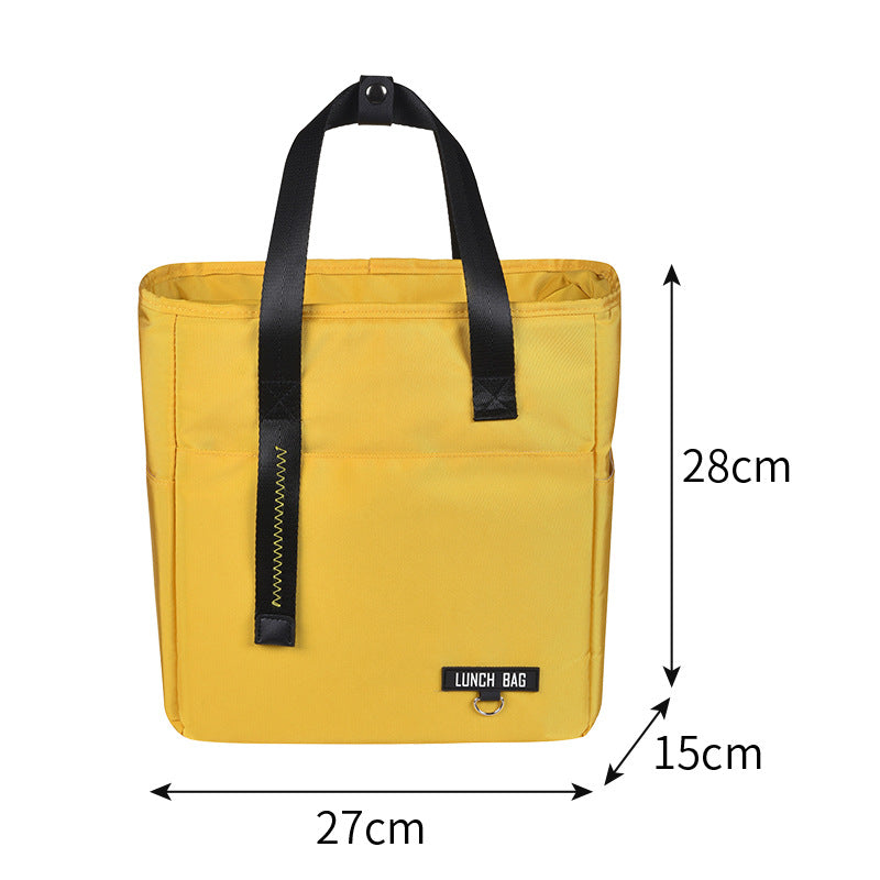 Keyinse The new large Polyester school office travel uses lunch box cooler to insulated thermal lunch bags