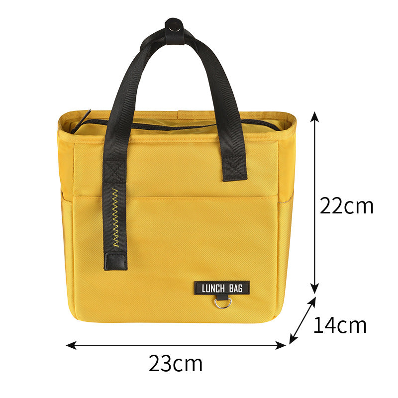 Keyinse The new large Polyester school office travel uses lunch box cooler to insulated thermal lunch bags