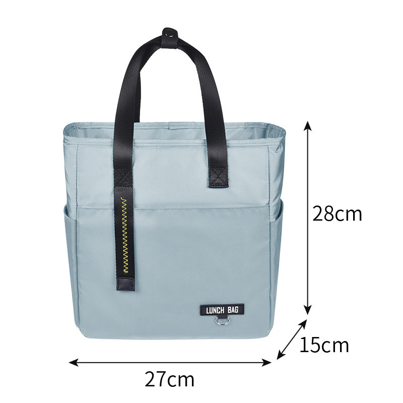 Keyinse The new large Polyester school office travel uses lunch box cooler to insulated thermal lunch bags